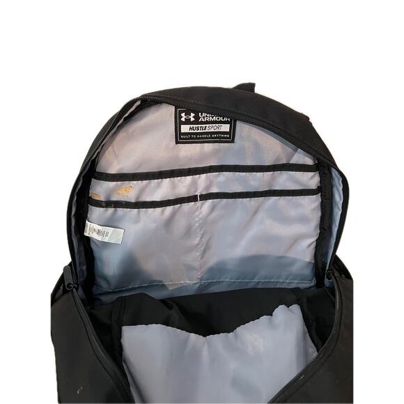 Under Armour Black Hustle Sport Backpack - Picture 3 of 6